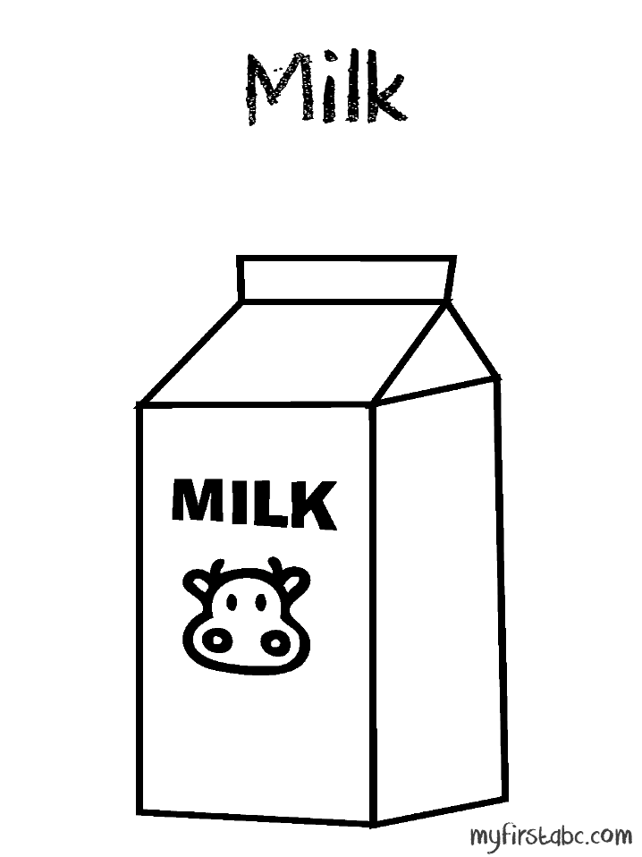 Colouring Pictures Of Milk - ClipArt Best