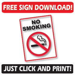 No Smoking Signs: Aluminum, Plastic, Vinyl Stickers and Free ...