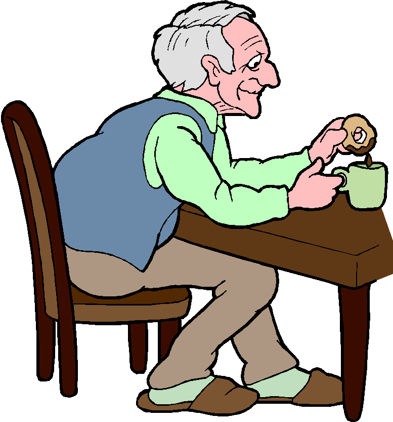 Cartoon old people clipart
