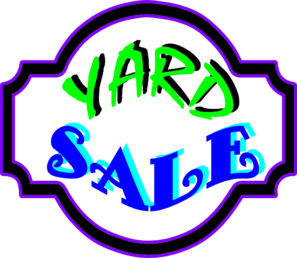 Clip art yard sale
