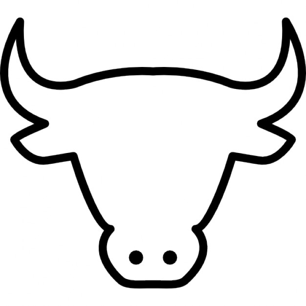 Cow head outline Icons | Free Download