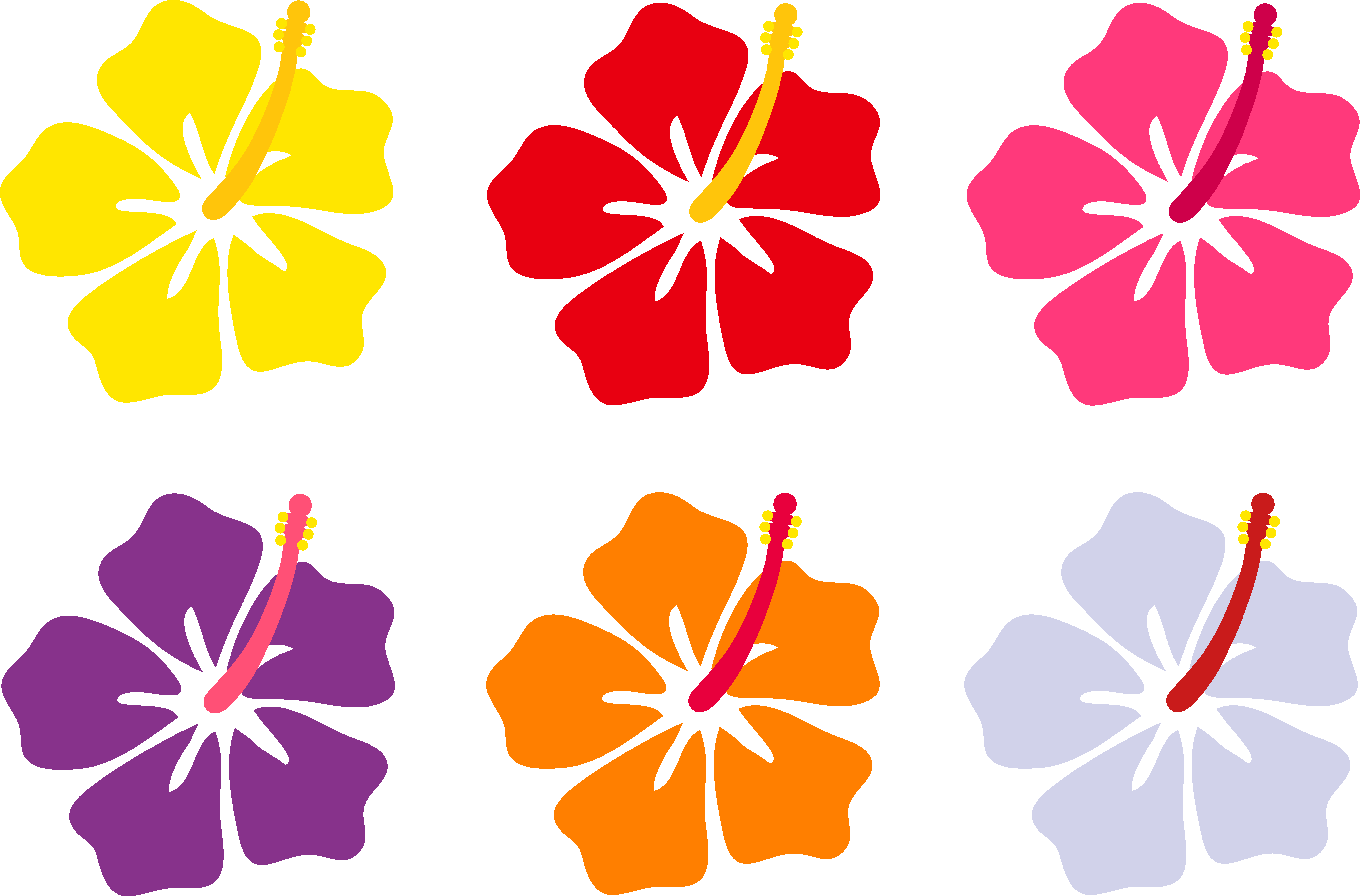 Cartoon Hawaiian Flower | Free Download Clip Art | Free Clip Art ...
