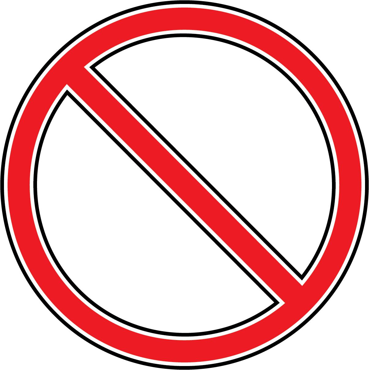 No Symbol Clip Art