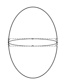 Oval shape template