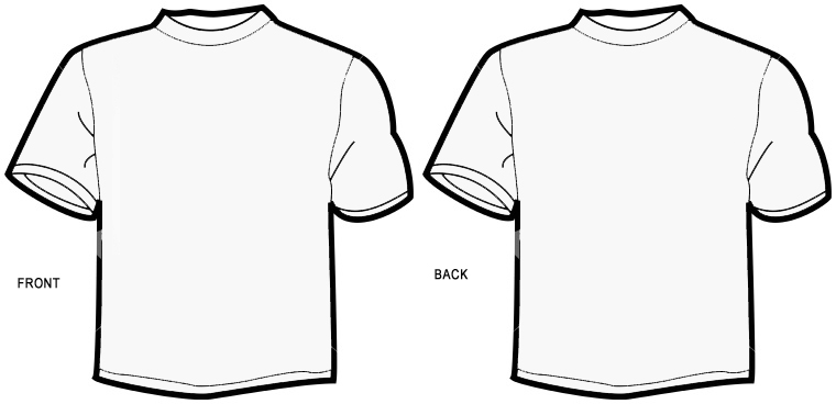 Blank t shirt templates