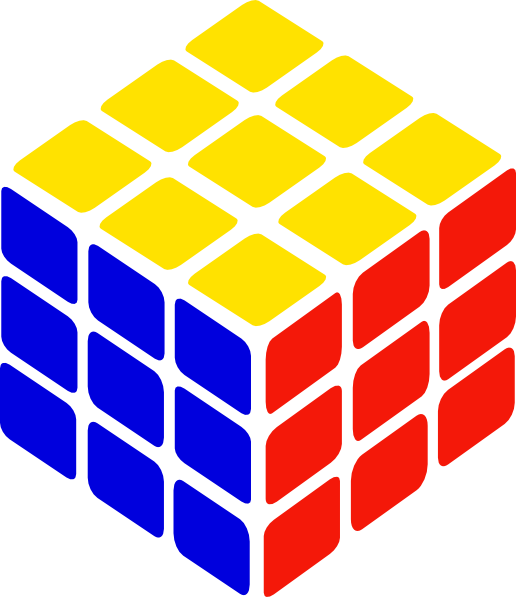 Rubik S Cube Simple clip art - vector clip art online, royalty ...