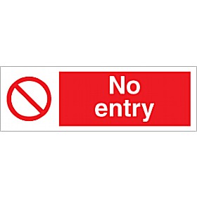 No Entry Sign | Prohibition Signs