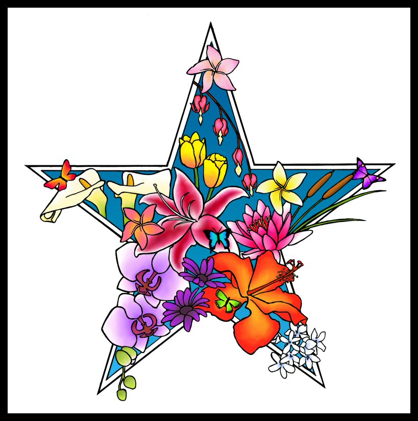 Flower Heart Tattoo - ClipArt Best