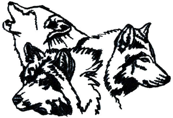 clipart of wolf - photo #35