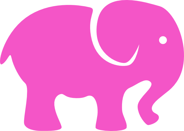 free clipart elephant outline - photo #28