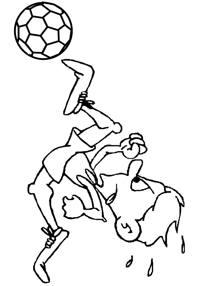 Printable Soccer 5 Sports Coloring Pages - Coloringpagebook.