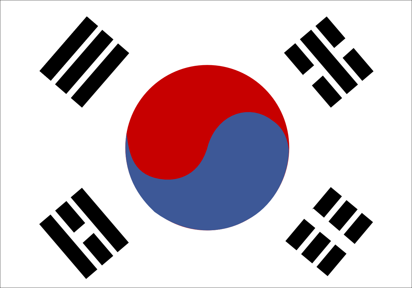 Clip Art: South Korea Flag Drapeau Bandiera ...