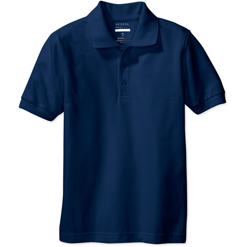George Boys' Short-Sleeve Polo Shirt - Walmart.