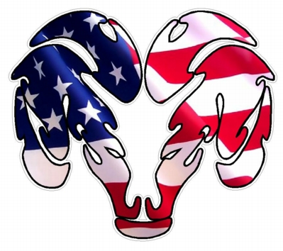 Dodge Ram Tribal Logo - USA FLAG, dodge decals, automotive ...