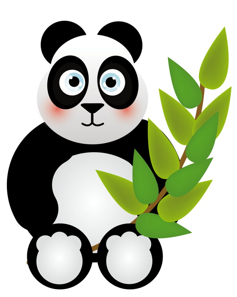 clipart panda garden - photo #10