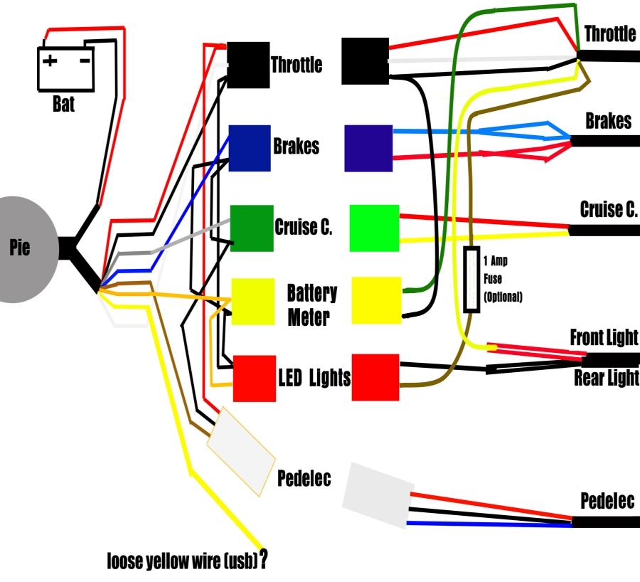 Electric Bicycle Controller Wiring Diagram