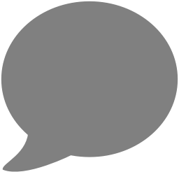 Gray speech bubble icon - Free gray speech bubble icons