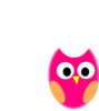 Owl Pinkes - vector clip art online, royalty free & public domain