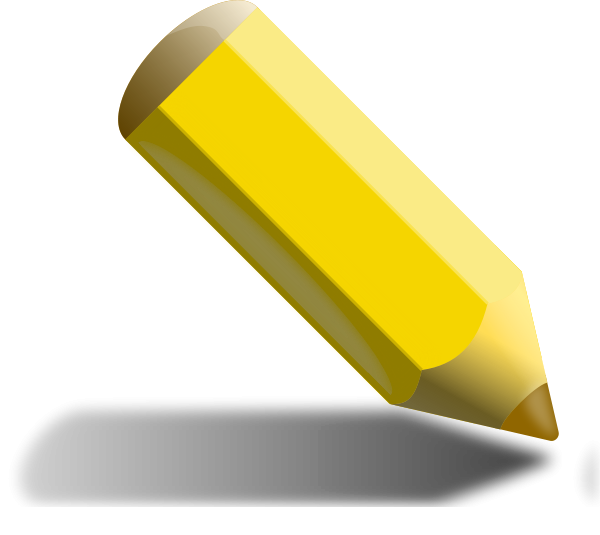 Yellow Pencil Clipart, vector clip art online, royalty free design ...