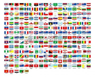257 World Flags Alphabetically Order Stock Photo | StockPodium ...