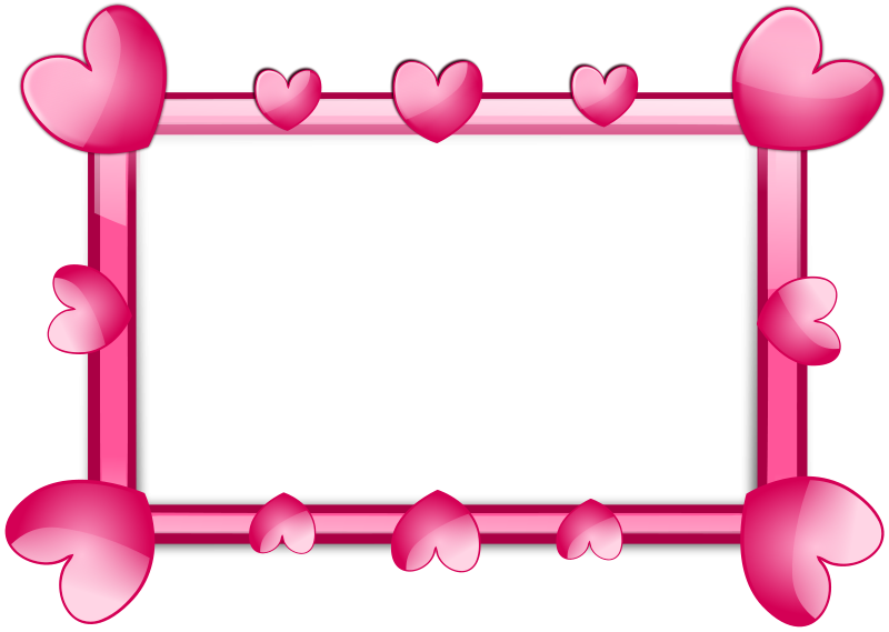 Pink 2 Frame Free Vector