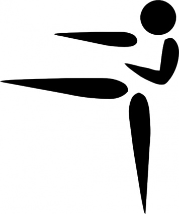 Olympic Sports Karate Pictogram clip art - Download free Sport vectors