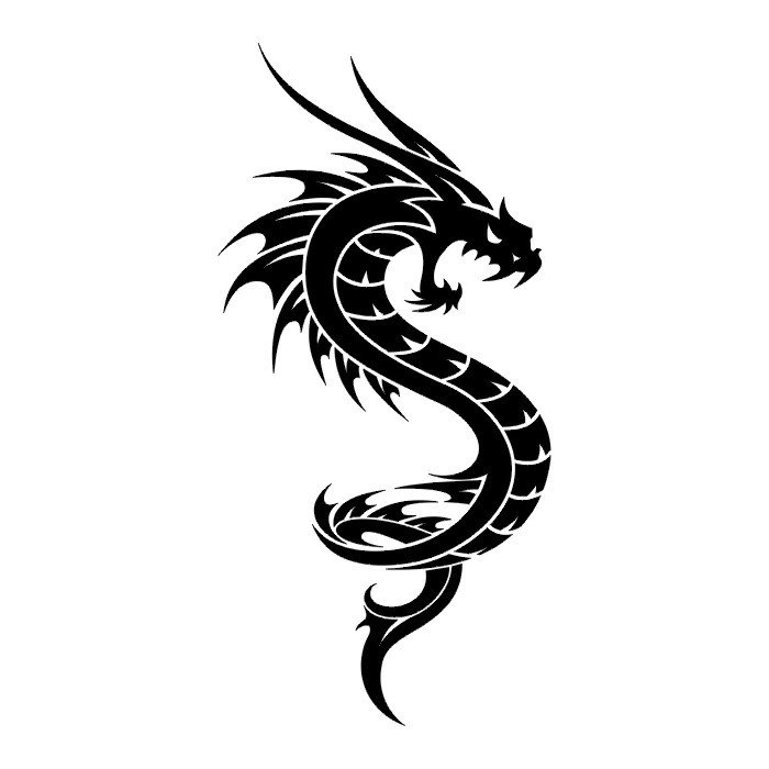 What You Need to Know About Black Tribal Dragon Tattoos Black dragon tribal tattoos designs pictures 1. Black dragon tribal tattoos