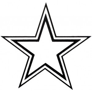 Star outline images perfect star outlines clipart