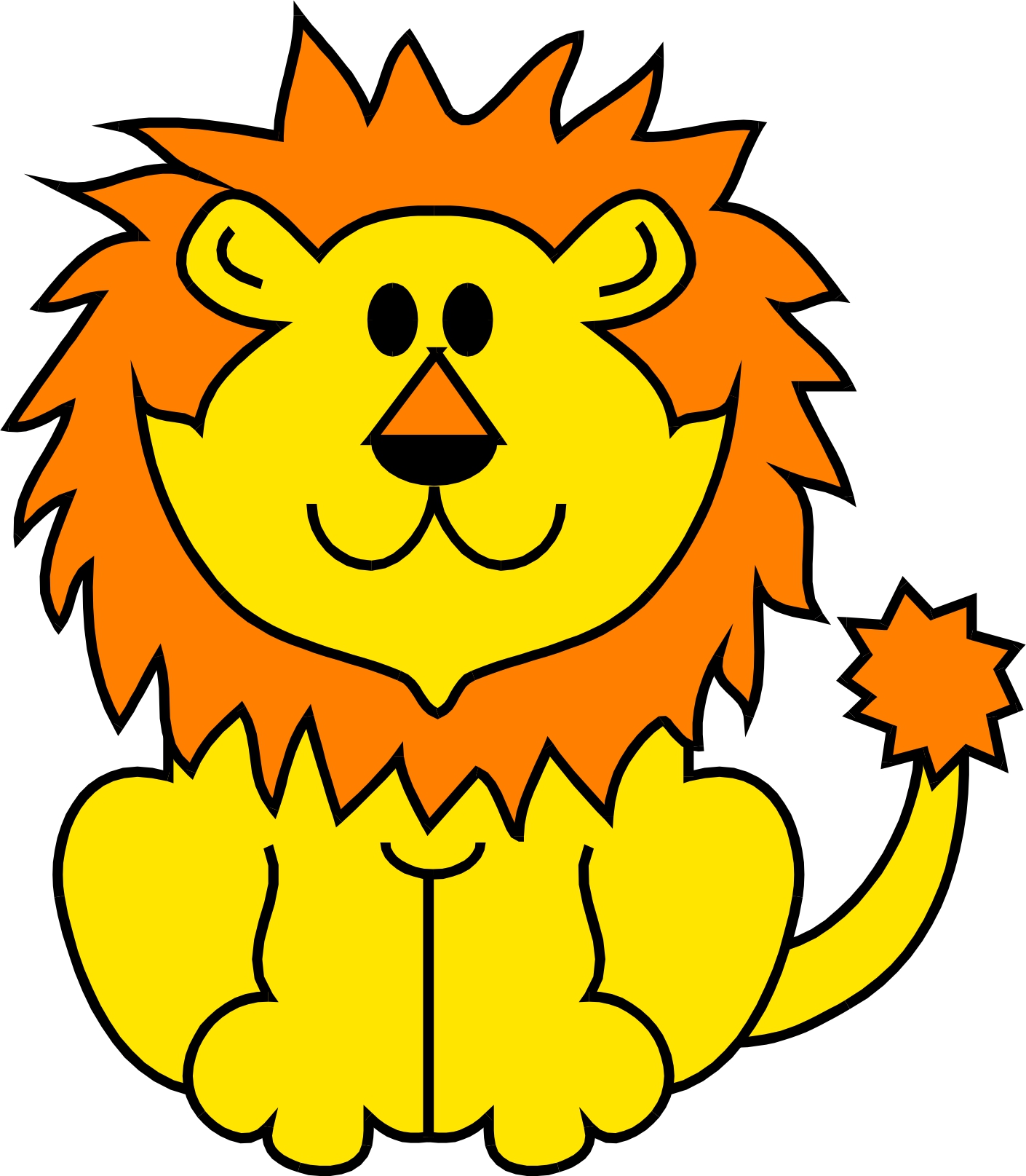 Lion Cartoon Face | Free Download Clip Art | Free Clip Art | on ...