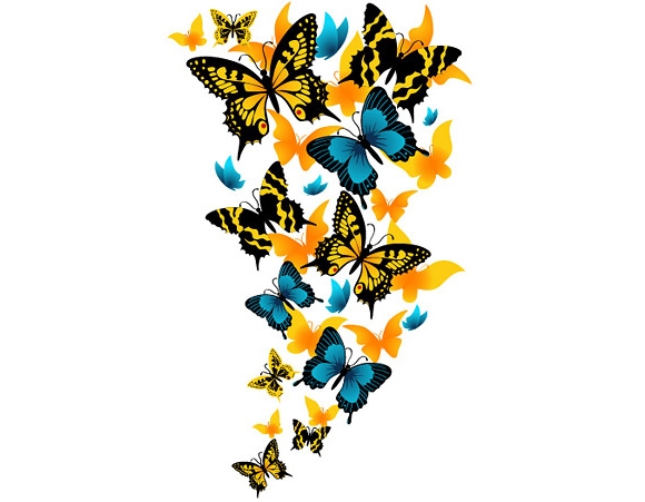 Butterfly Flower Clipart