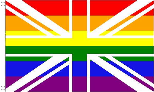 Great Britain Rainbow Large Country Flag - 5 x 3