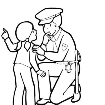 Policeman Drawing For Kids