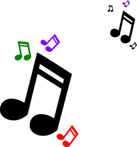 Music Notes On Staff Clipart - Free Clipart Images