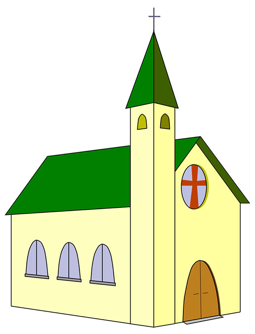 Free Church Clip Art - Tumundografico