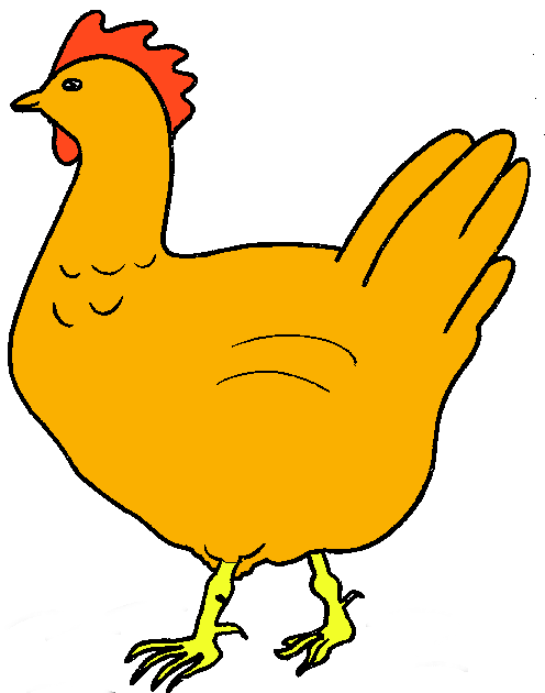 Clipart chickens animated