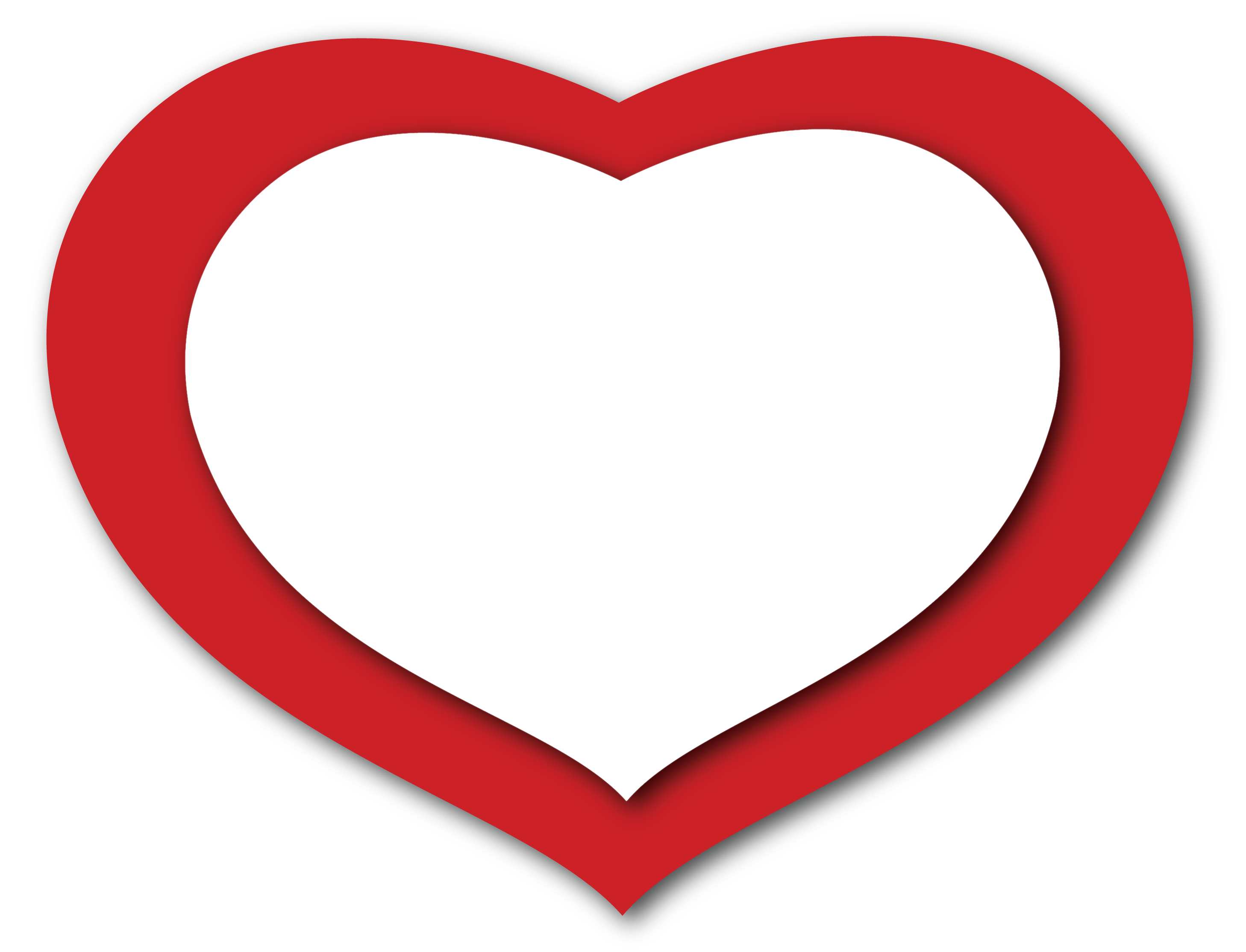 Transparent Red Heart PNG Clipart