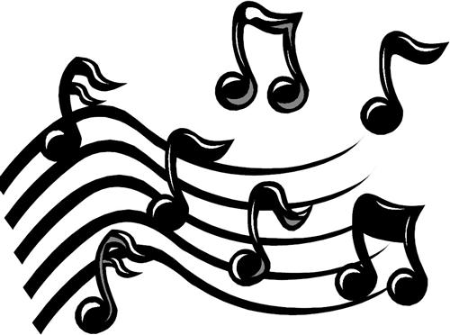 Music notes symbols clip art