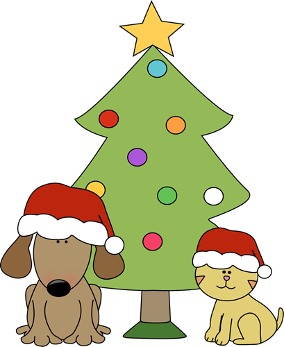 clip art christmas cat - photo #6