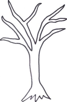 Tree Outline | Tree Templates, Family Tree Templates and…