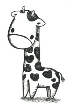 Cartoon Giraffe Drawings - ClipArt Best