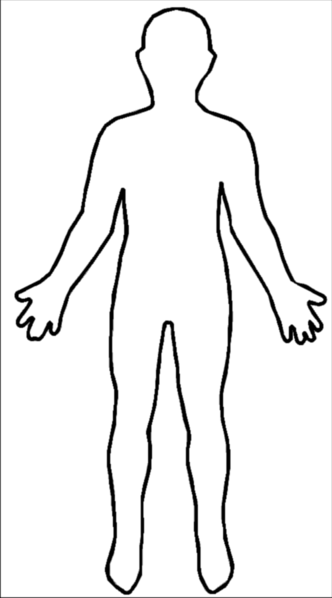 Body Map Template - ClipArt Best
