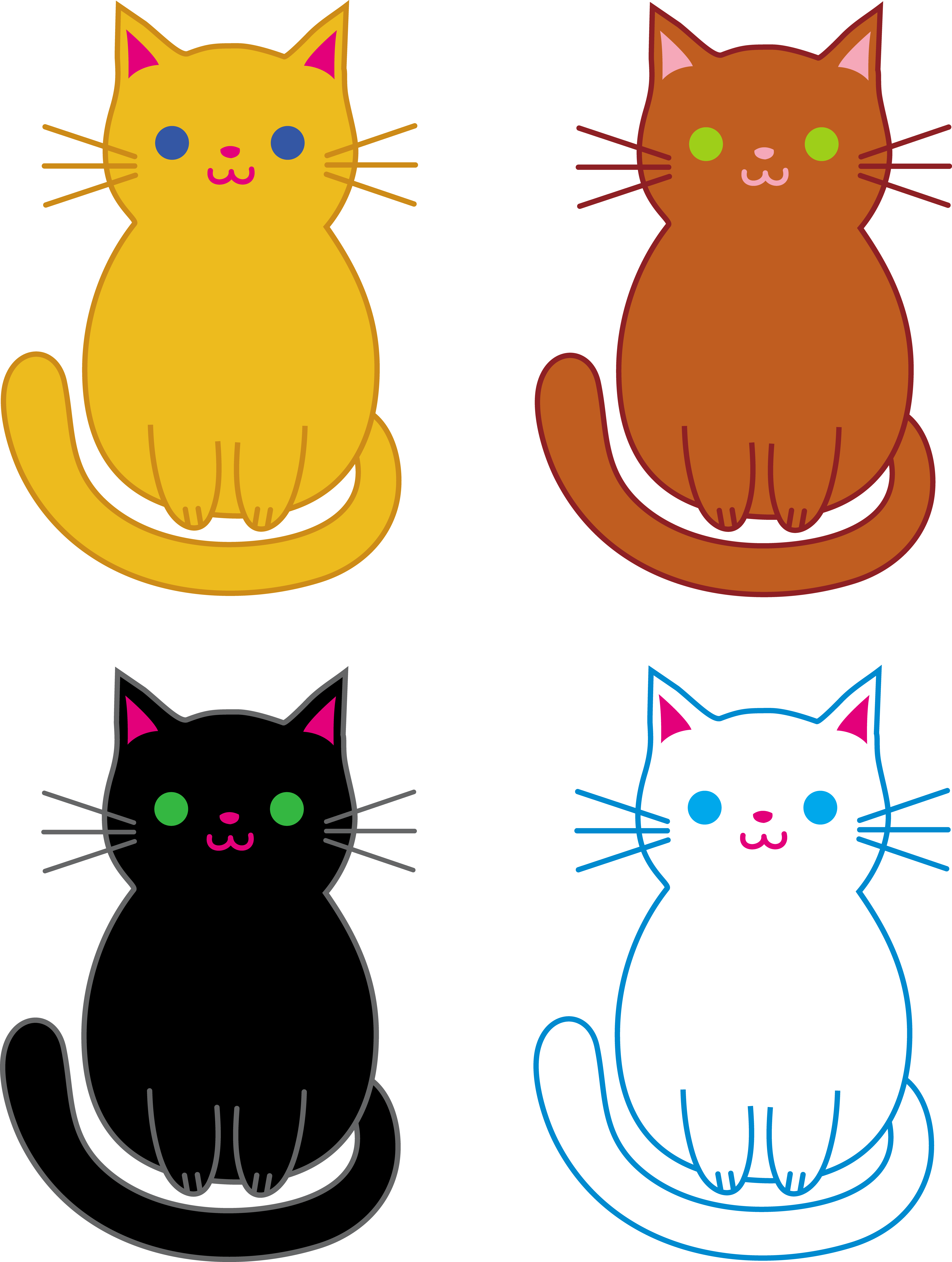 Cute Cat Vector - ClipArt Best
