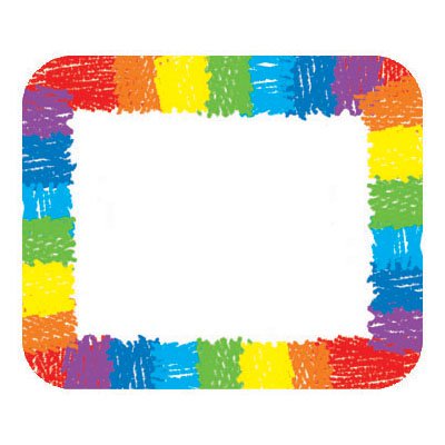 Rainbow border clipart