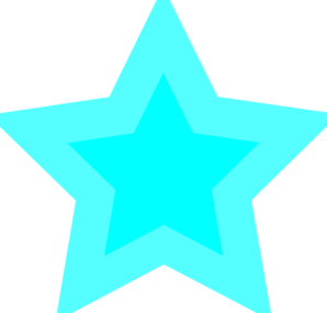 Rounded star clip art