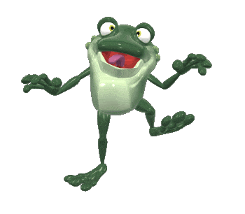 happy frog animated GIF | PopKey