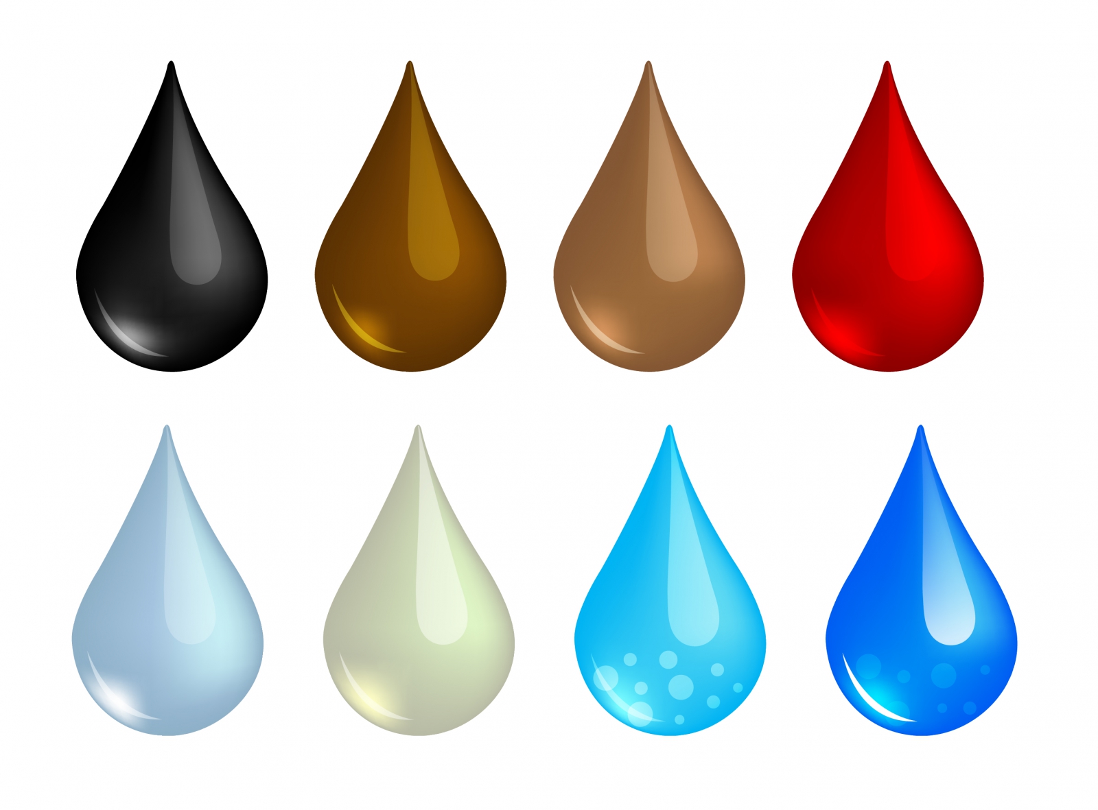 Drop ink Free Vector / 4Vector