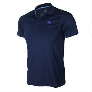 Adidas S24896 Men BASE PLAIN POLO TEE SS shirts navy | eBay
