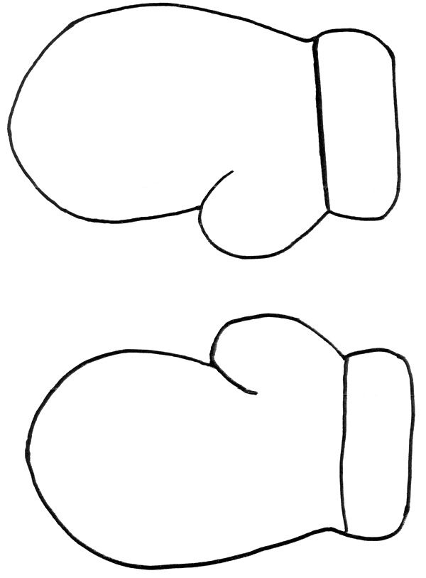 mitten-outline-clipart-best