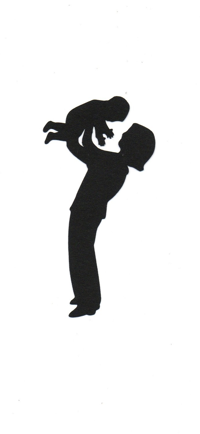 Mom And Baby Silhouette - ClipArt Best