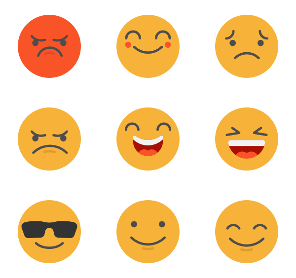 Smiley Icons - 1,833 free vector icons